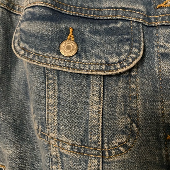 Old NAVY denim Blue Denim jacket XL - Picture 2 of 5